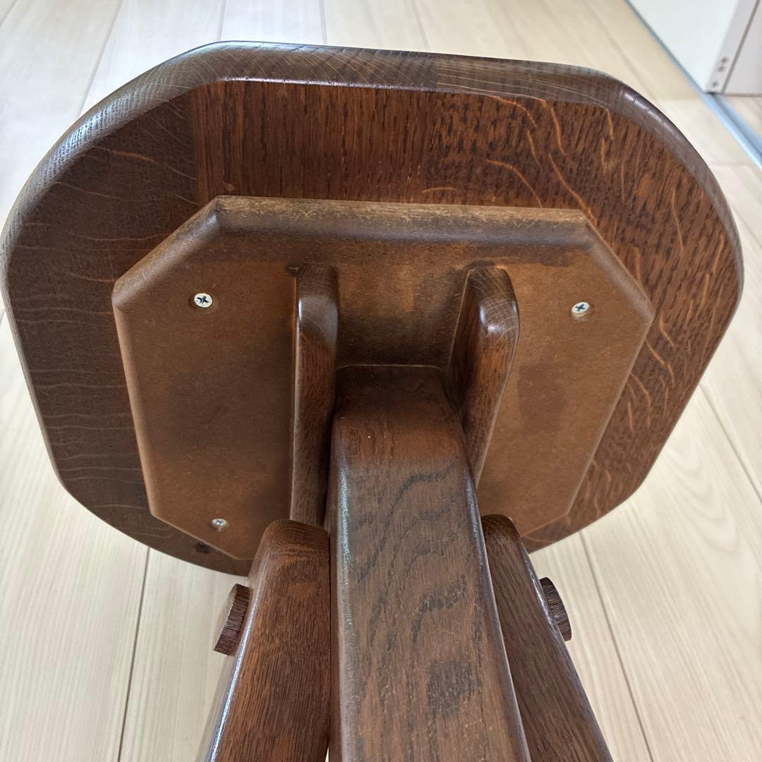 オランダ　カウンターチェア　オーク無垢材