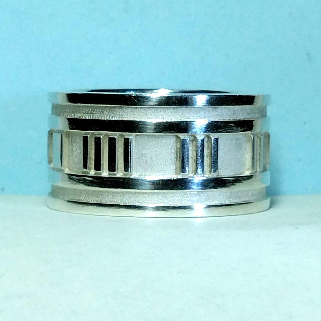 ティファニーアトラスワイドリング　19号　新品仕上げ　ほぼ無傷未使用に近い