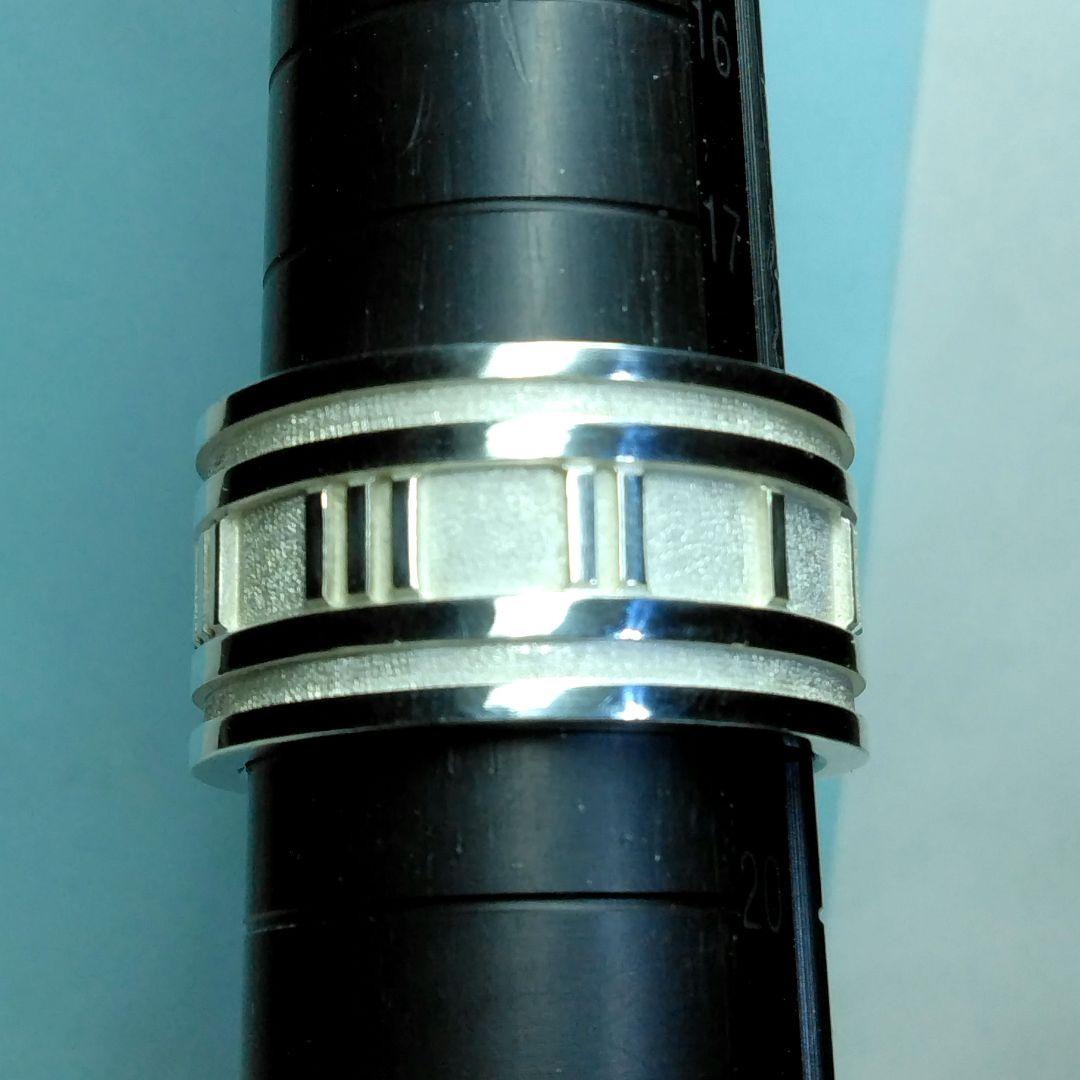 ティファニーアトラスワイドリング　19号　新品仕上げ　ほぼ無傷未使用に近い