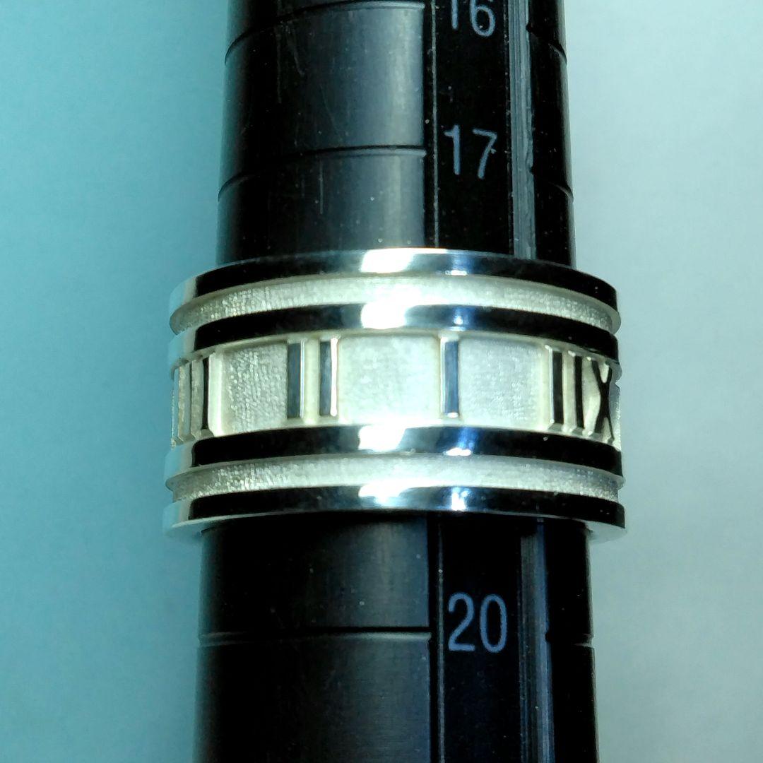 ティファニーアトラスワイドリング　19号　新品仕上げ　ほぼ無傷未使用に近い