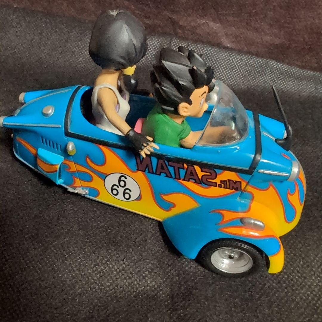 激レア☆希少】ドラゴンボールフィギュア 孫悟飯&ビーデル 車