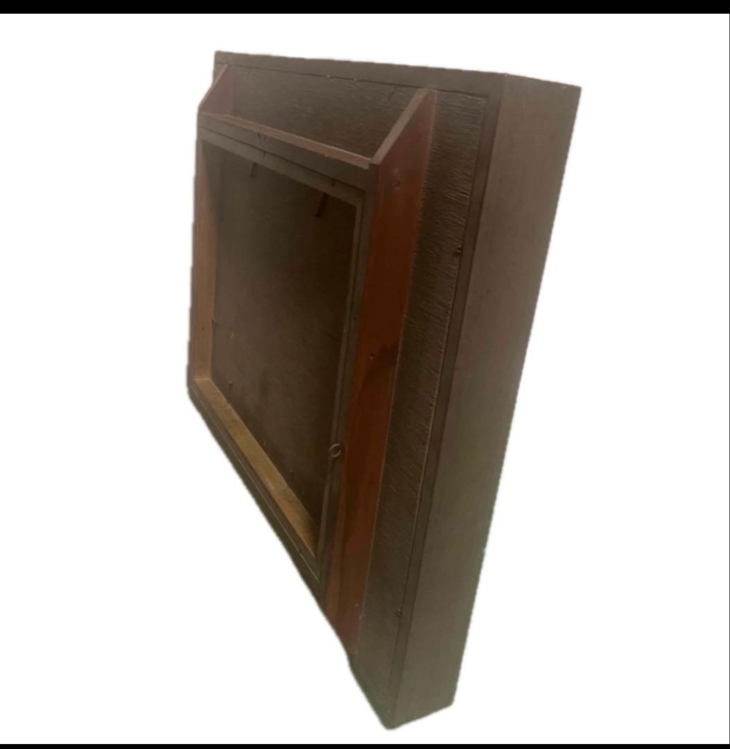 風景画 油彩画 木製フレーム