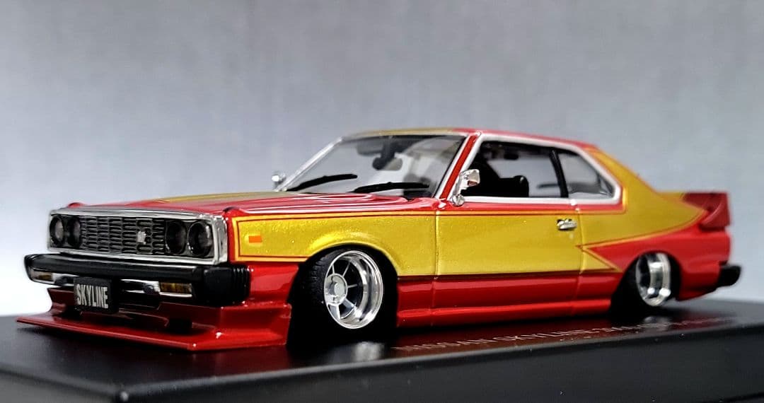 1/43　スカイライン改　ジャパン　ハヤシストリート　アルミ製　深リム　DISM