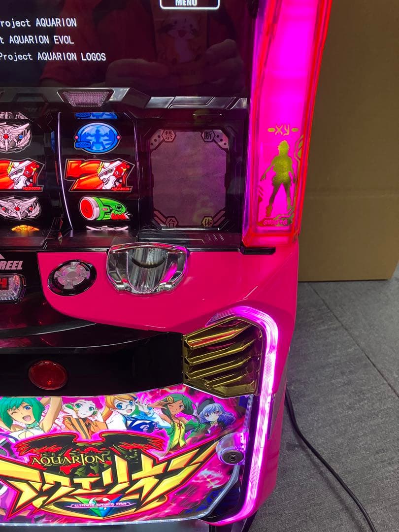 パチスロ実機 SアクエリオンDR コイン不要機付 ⭕️送料無料