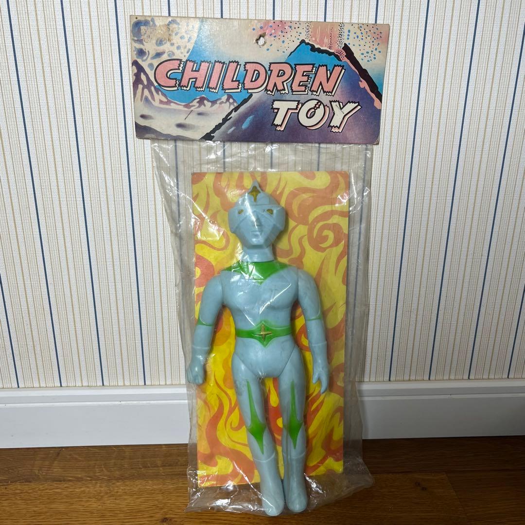 無版権 ミラーマン希少品 ミニソフビ人形 レトロ 当時物 ミラーマン