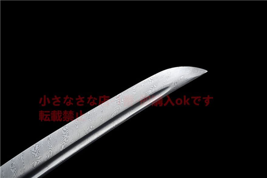 武具　刀装具　日本刀　模造刀　 肋差   短刀 【御魂】 文様鋼ねじれ紋様侍刀