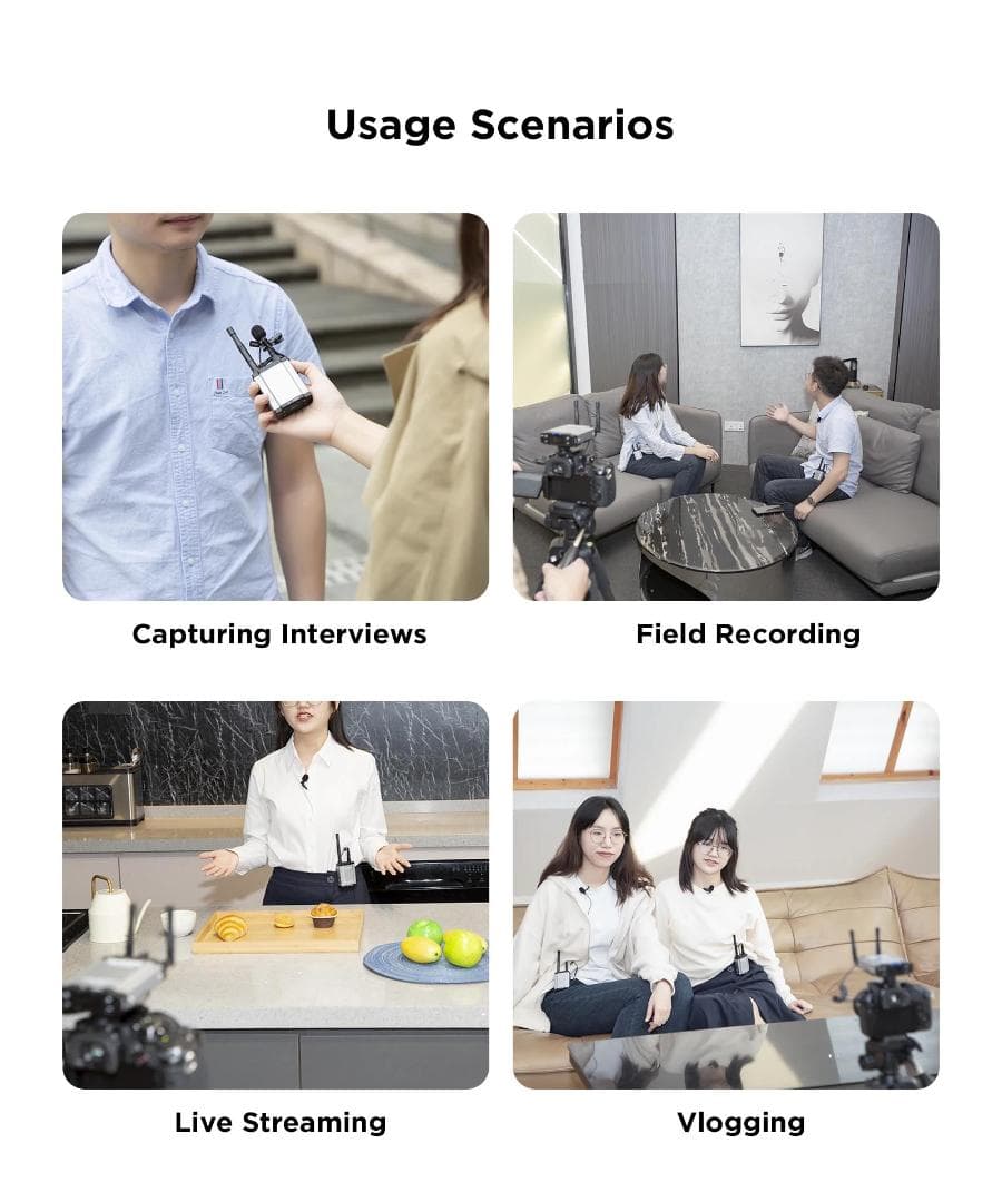 Saramonic Vlink2 Kit2 ワイヤレスマイクシステム 2波収録