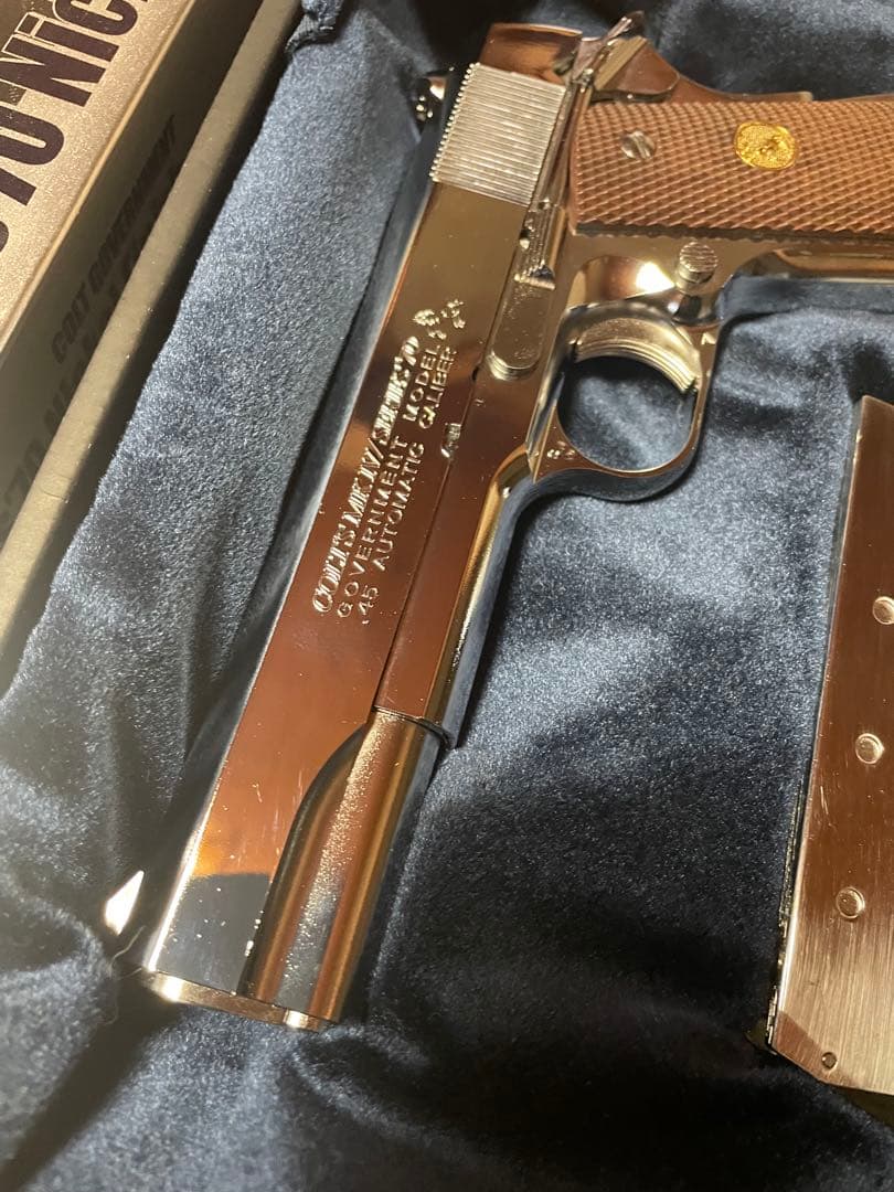 東京マルイ　コルト ガバメント シリーズ'70 ニッケルフィニッシュ