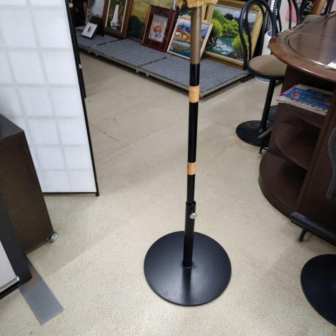 野点用赤傘3尺用の鉄製スタンド丸茶道具 鉄製 野点傘立て台 野点傘用