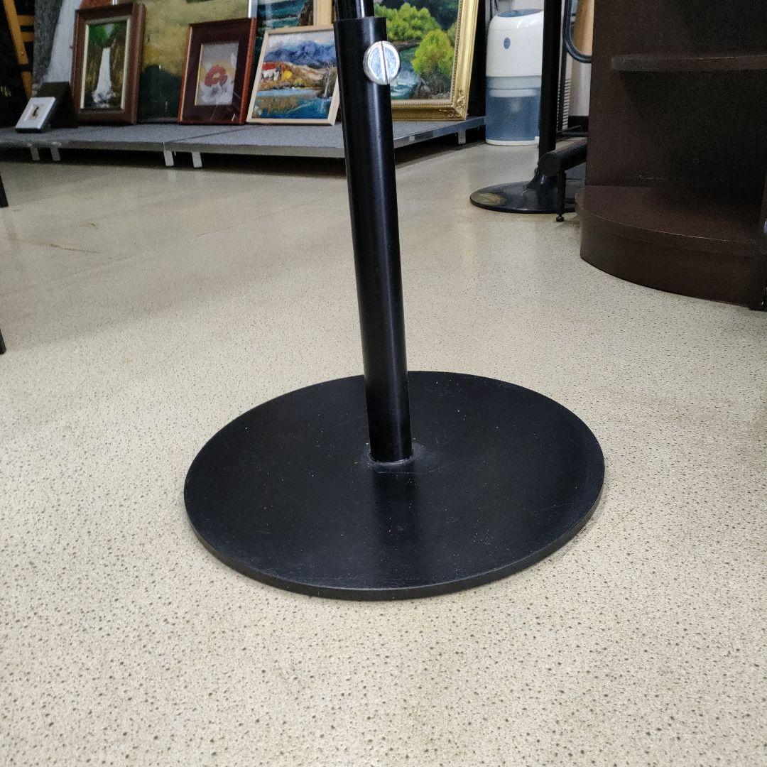 野点用赤傘3尺用の鉄製スタンド丸茶道具 鉄製 野点傘立て台 野点傘用