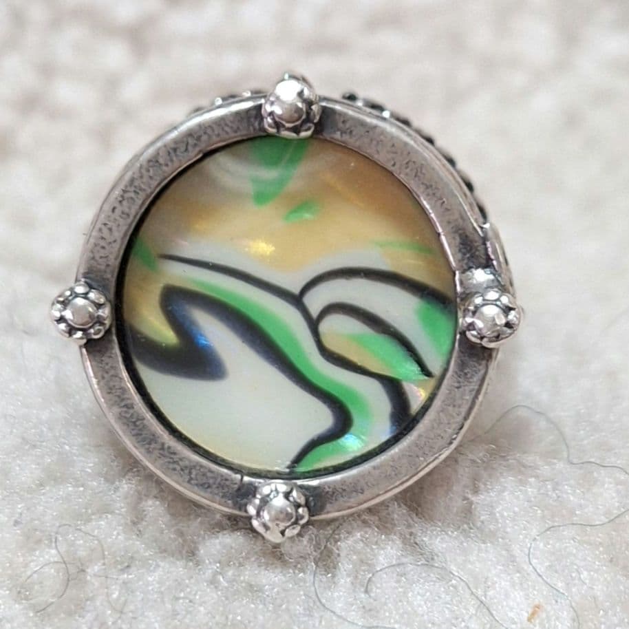 GEM KINGDOM ジェムキングダム マーブル模様リング 13号