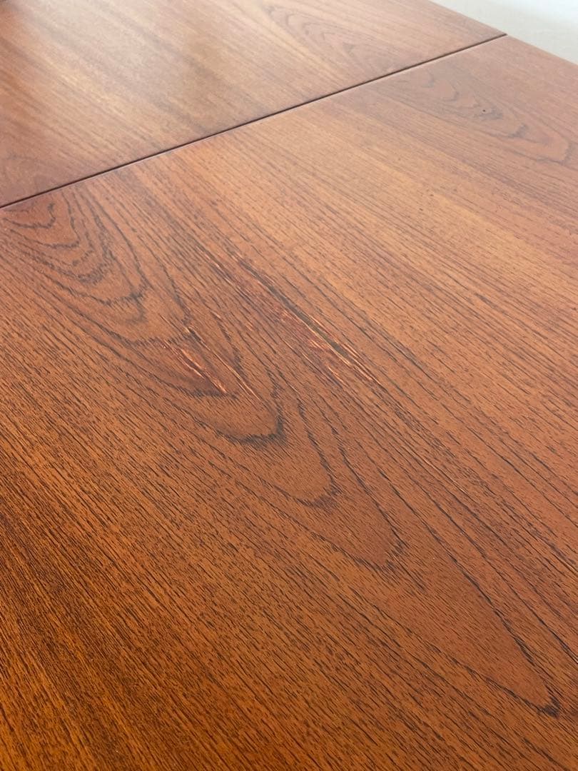 北欧 ヴィンテージ チーク エクステンション ダイニング テーブル