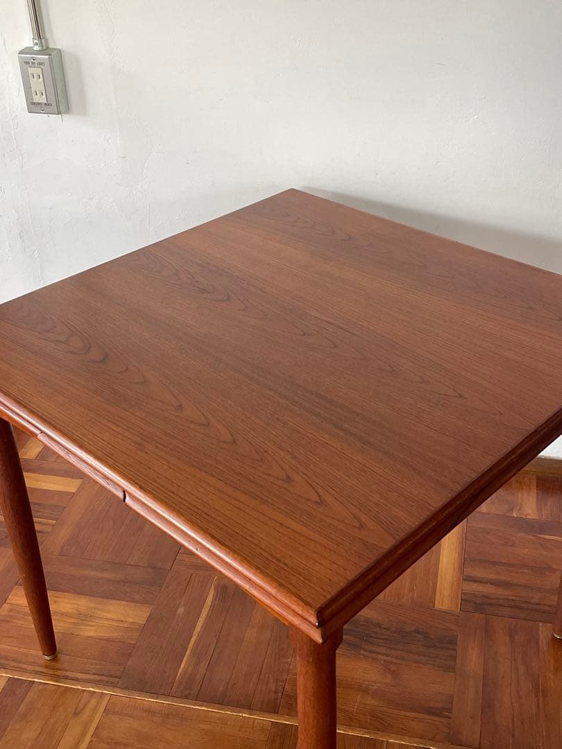 北欧 ヴィンテージ チーク エクステンション ダイニング テーブル
