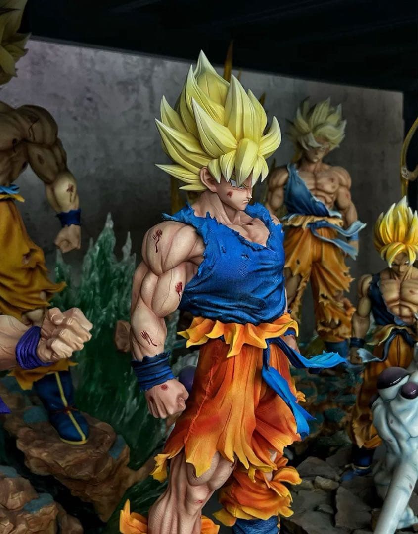 ドラゴンボール 孫悟空 ガレキ ガレージキット スタチューX①⑥③