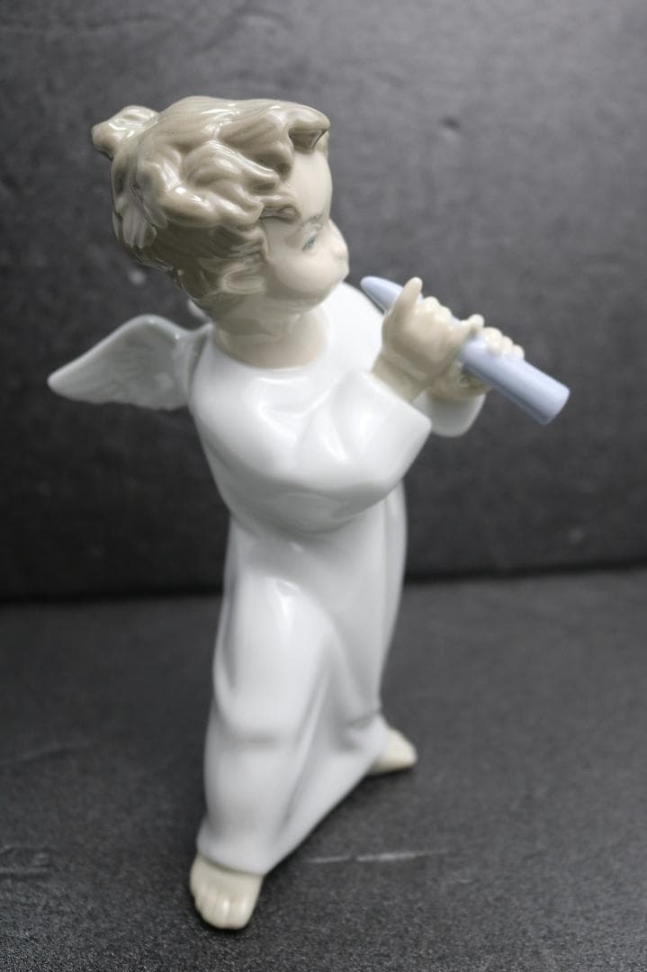 リヤドロ　LLADRO　人形　天使「可愛いフルート」