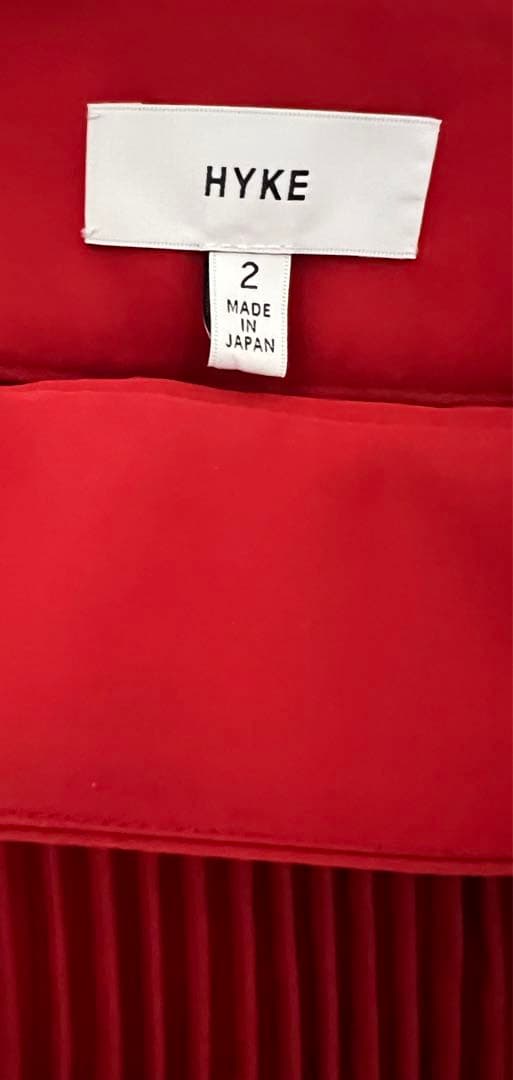 Hyke ハイク　プリーツスカート　サイズ2
