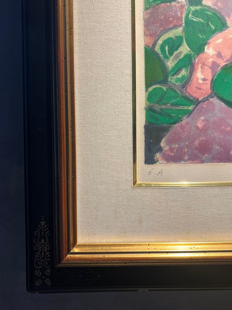 カシニョール【青い紫陽花】リトグラフ E.A. - メルカリ