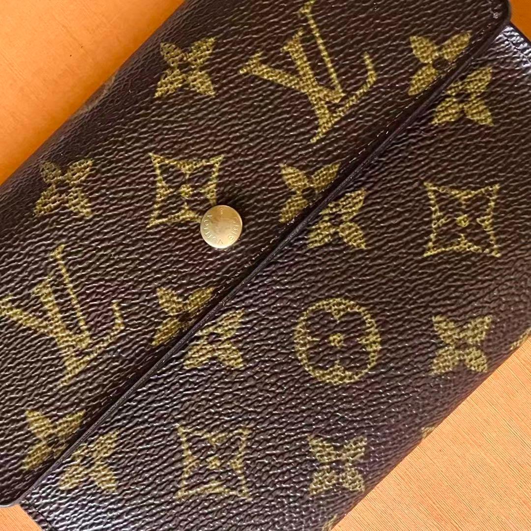 LOUIS VUITTON モノグラム エテュイパピエ 三つ折り財布 訳あり