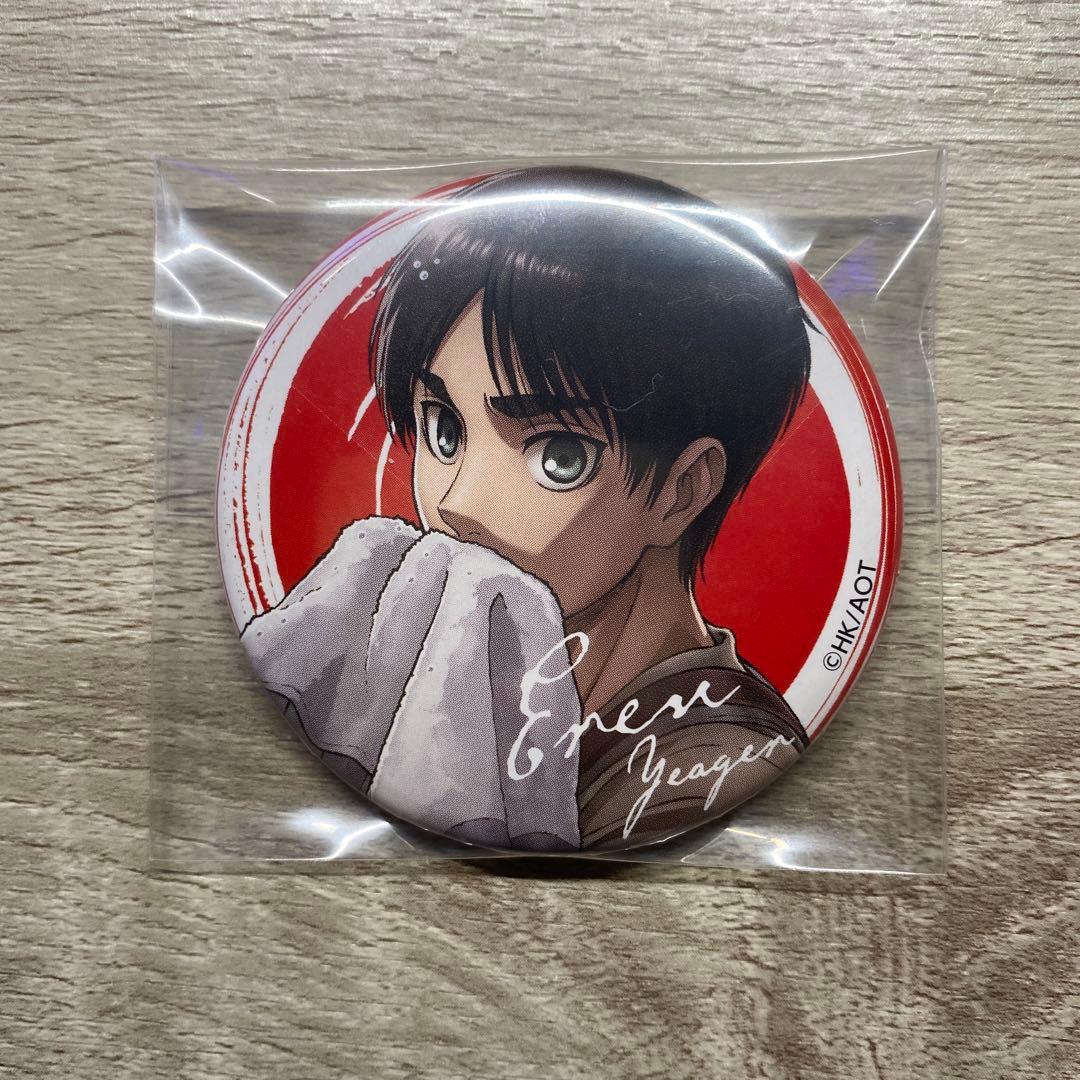 進撃の巨人 エレン キャラウムカフェ 缶バッジ アクスタ アクリルスタンド