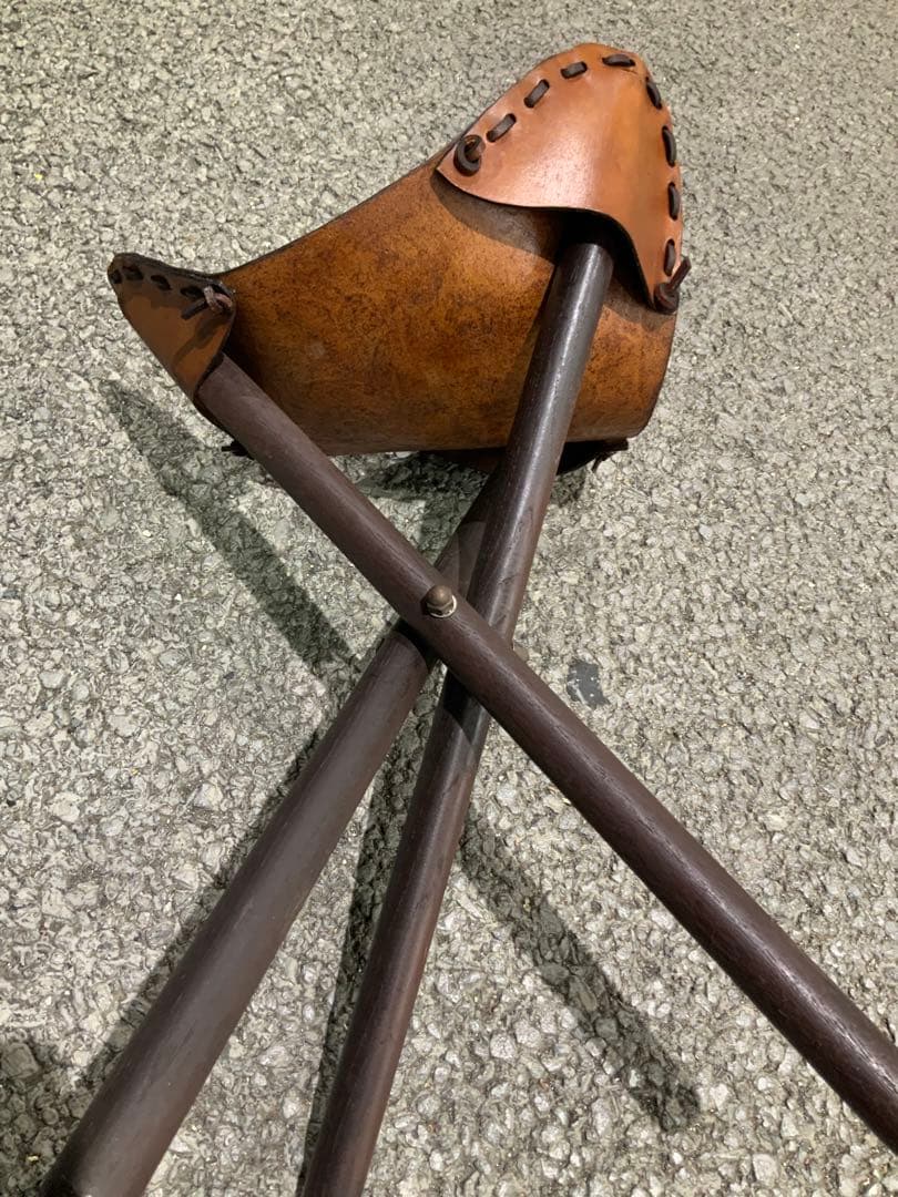 本革 ハンティングチェア ヴィンテージ Vintage USA アメリカ製