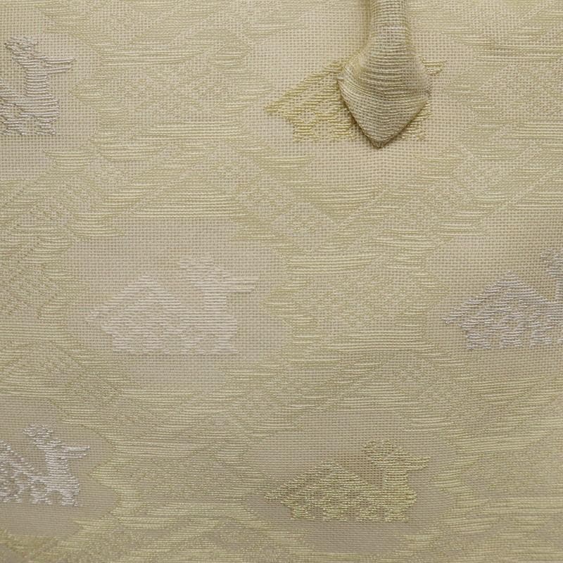 《和装バッグ◆利休バッグ□名物裂■有栖川文様＊ゴールド　紗♪Z7-18》