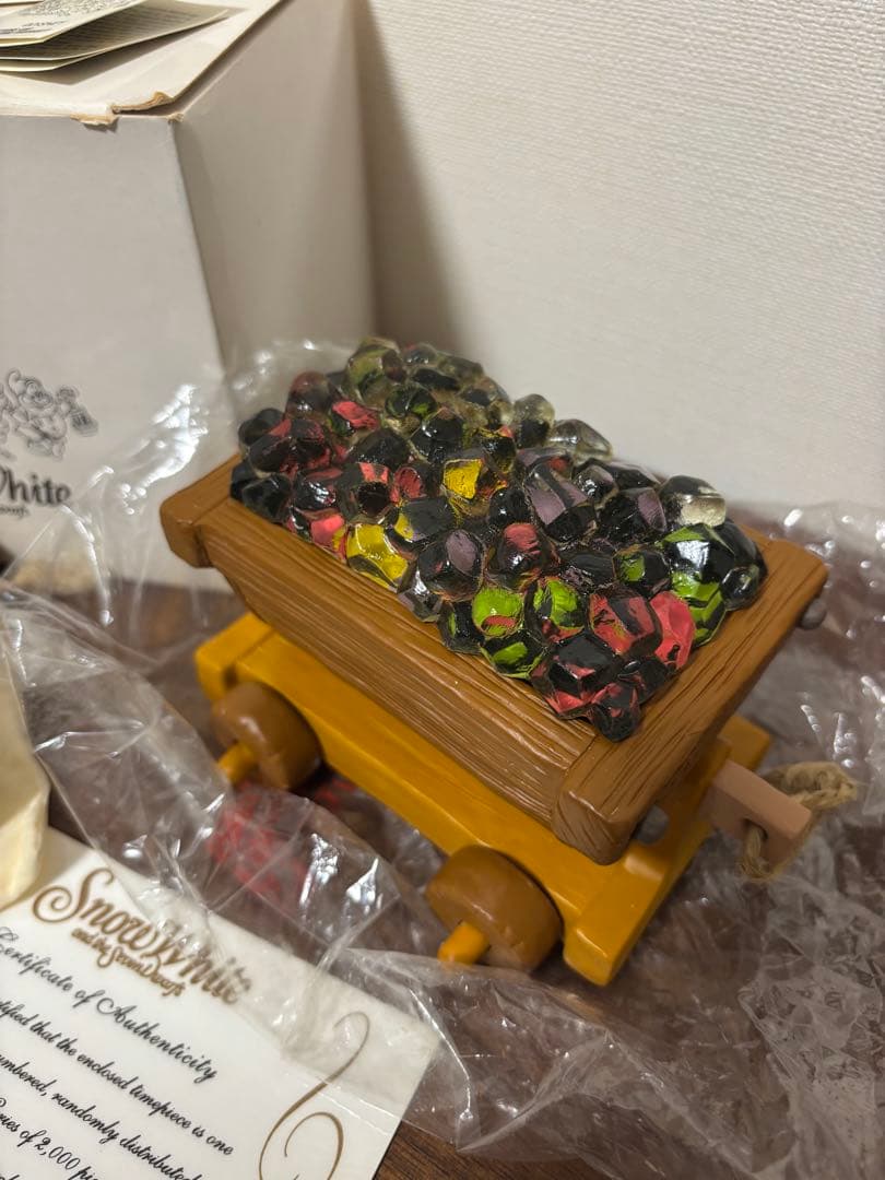 希少 ディズニー 7人の小人 腕時計 マイントレイン トロッコ