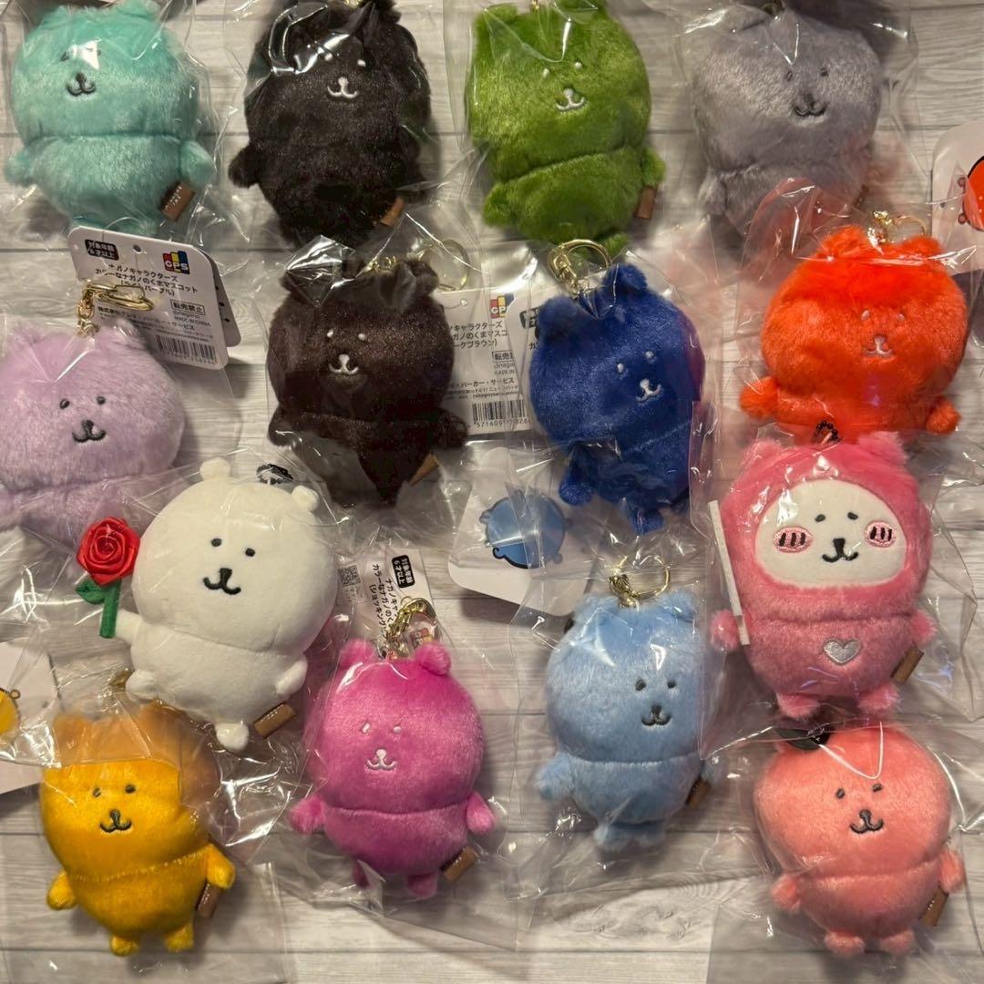 ナガノのくま カラーマスコット 12色コンプ＋かわいい＆ローズ 14種
