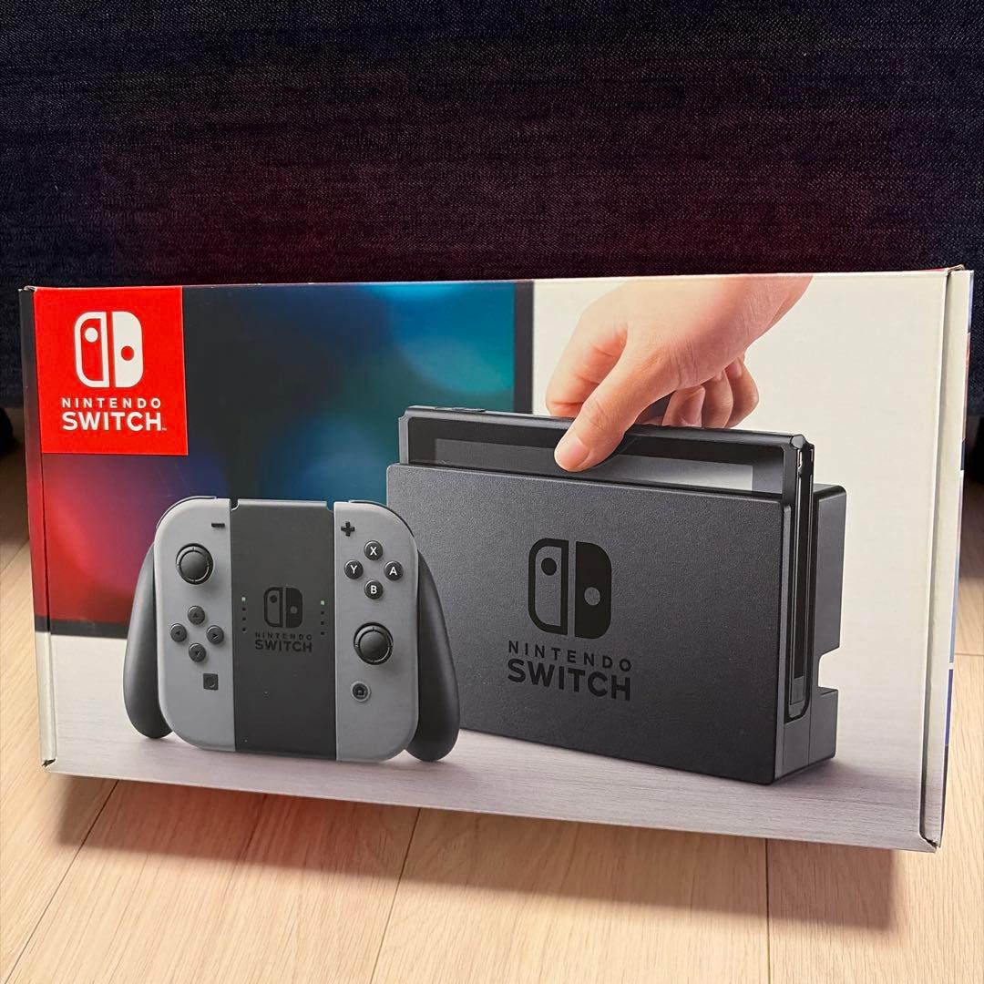 【美品】Nintendo Switch 本体 グレー Joy-Conおまけ付き