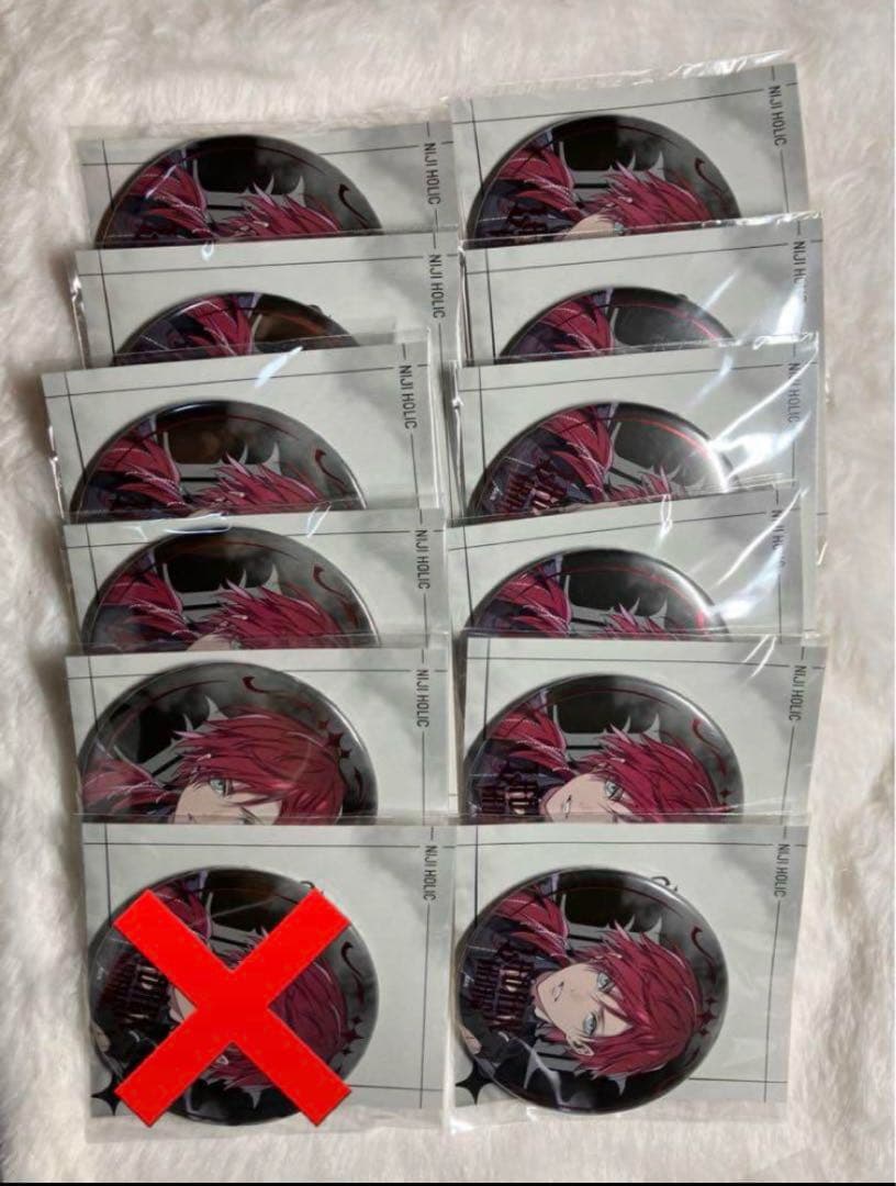 NIJI HOLIC】ビッグ箔押し缶バッジ ローレン・イロアス にじさんじ