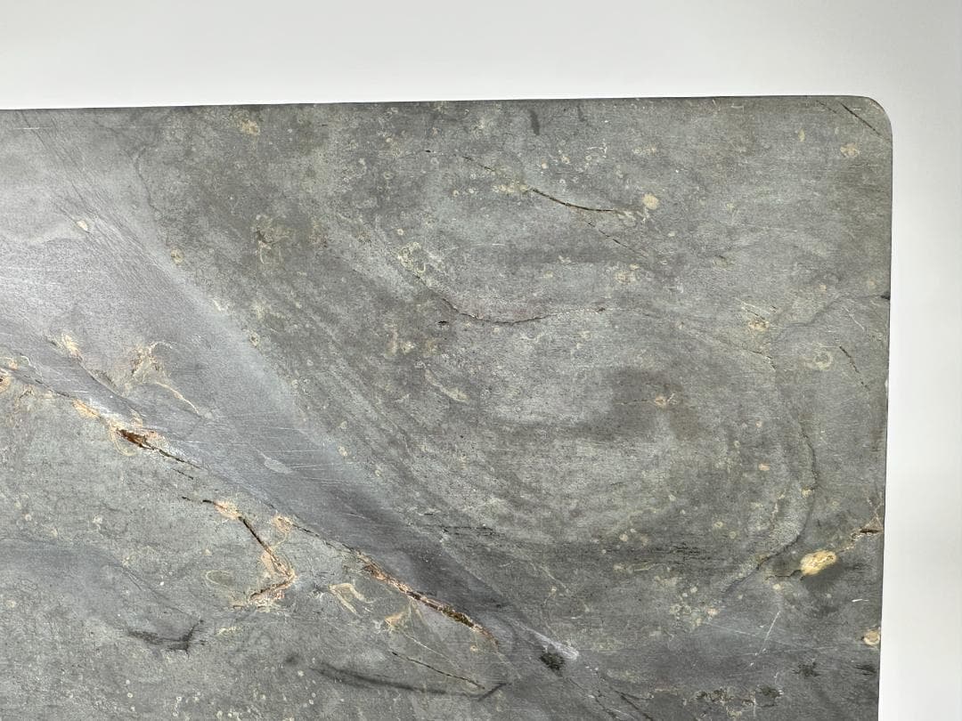 中国美術 書道具 文房具 古硯 歙州硯 金星 板硯 共箱 時代物 書道