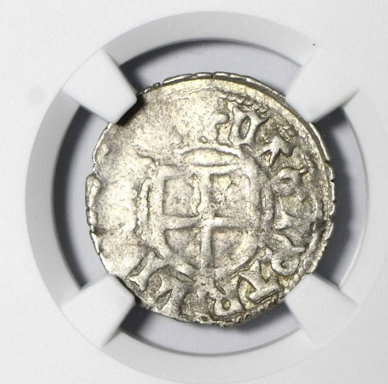 古代銀貨】リボニア1471～1483年 1シリング銀貨 XF45