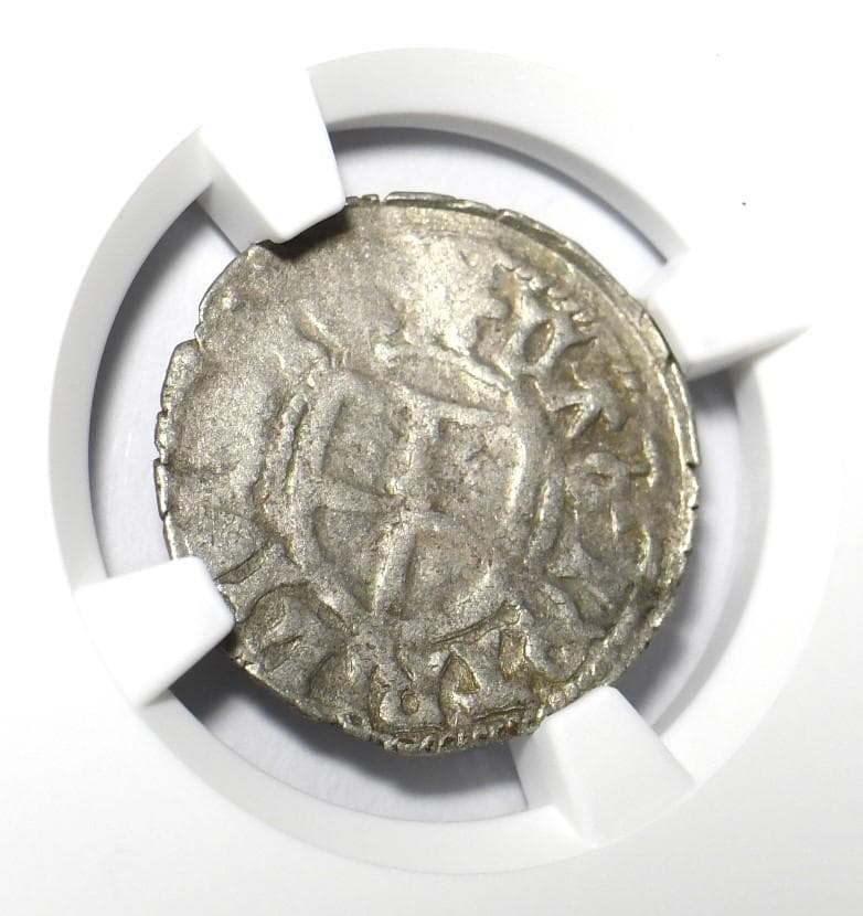 古代銀貨】リボニア1471～1483年 1シリング銀貨 XF45