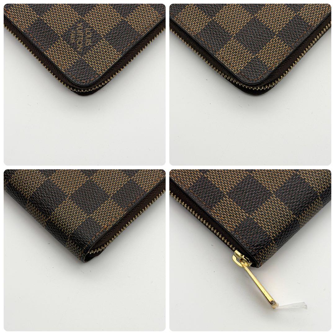 【未使用展示】ルイヴィトン ダミエ ジッピー パース 小銭入れ エベヌ