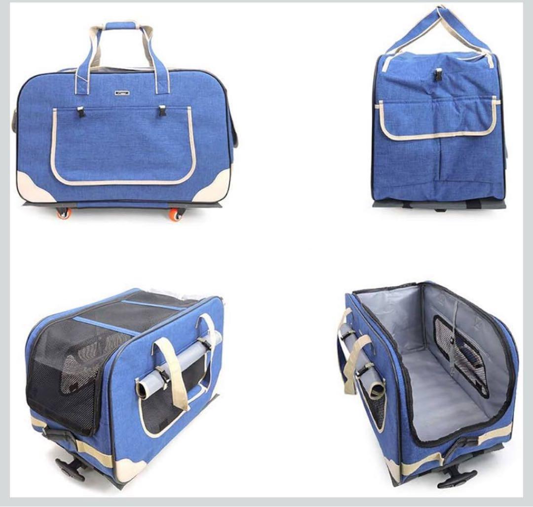 ほぼ未使用】CHINSUKIDA ペットキャリーカート（中小型犬・猫用）