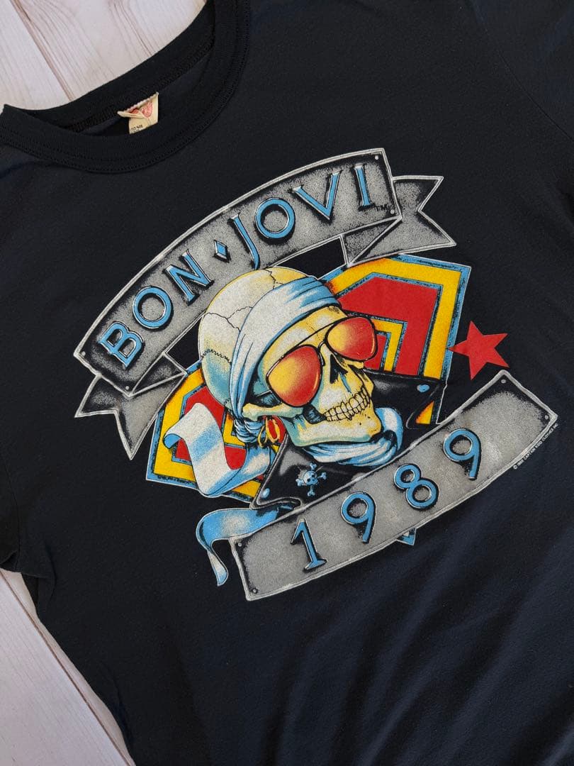 90s BON JOVI 1989 ツアーT シングル キムタク着用 - トップス