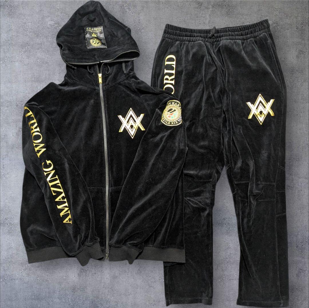 24karats EXILE ベロアジャージ セットアップ 上下 完売品М 美品