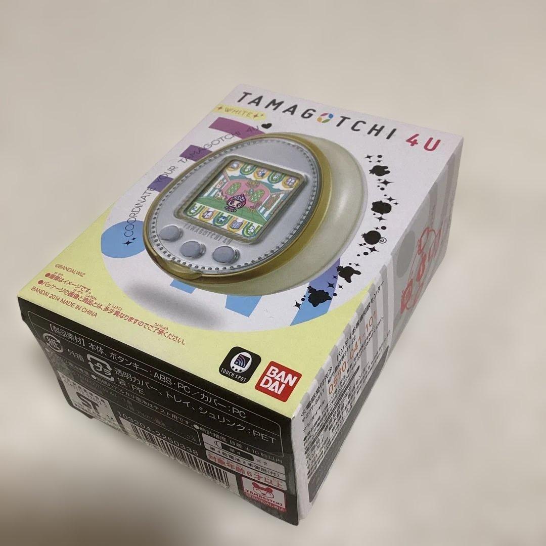 J*1様 新品未開封 TAMAGOTCHI 4U ホワイトカラー たまごっち バ