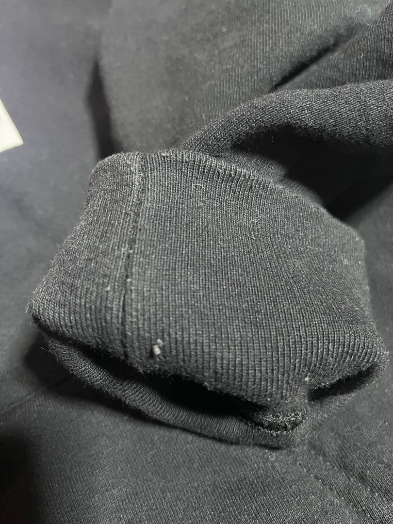 シュプリーム supreme パーカー　黒　L