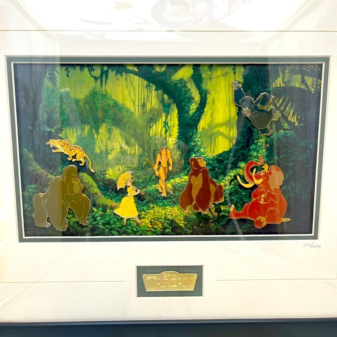1000点限定 激レア☆ターザン TARZAN 額縁 ピンバッジ☆ディズニー