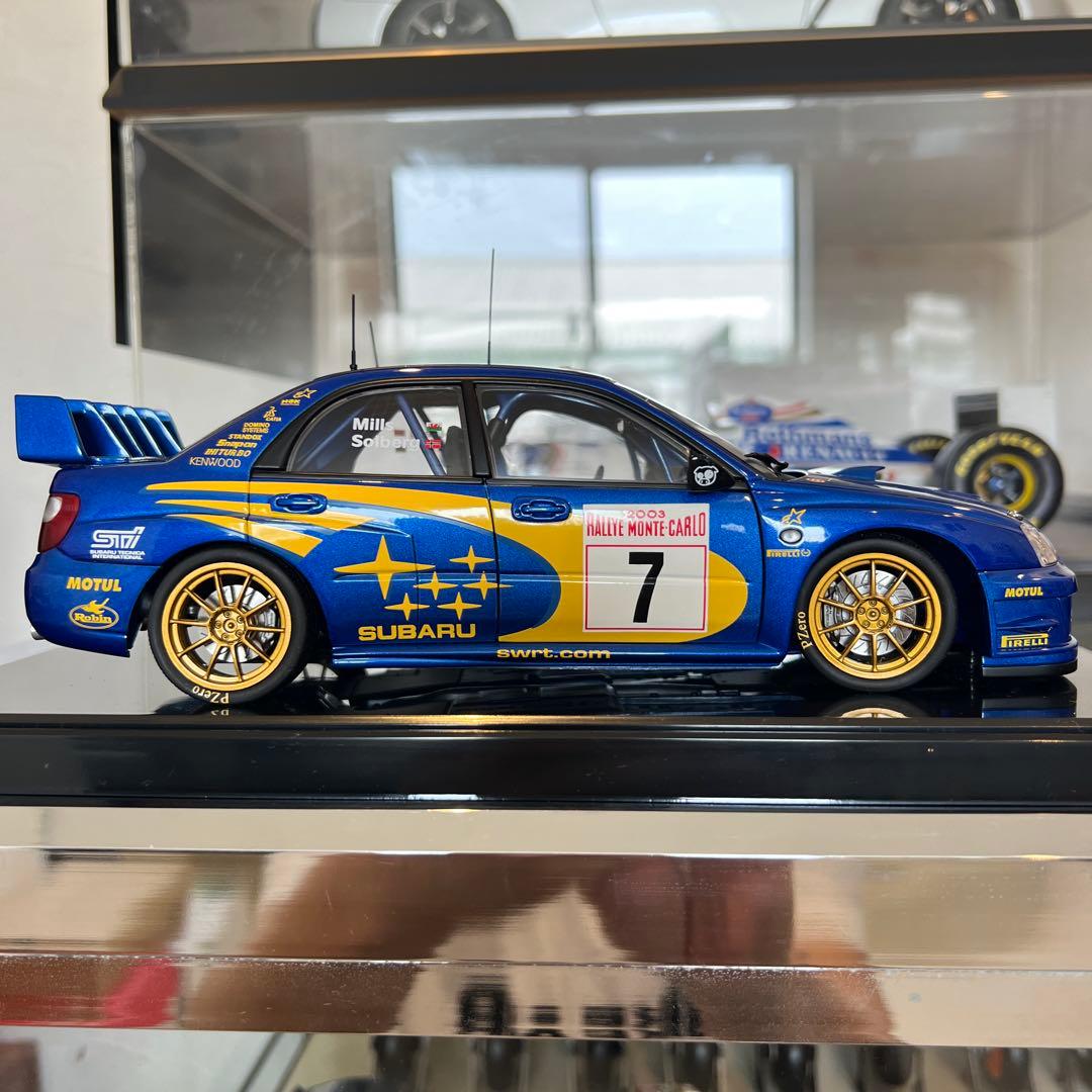 【期間限定値下げ12/7まで】 オートアート1/18 2003インプレッサWRC