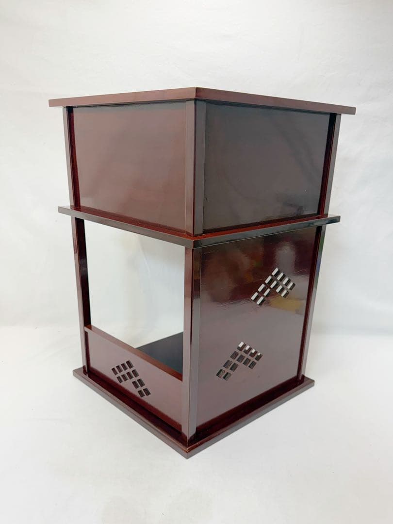 美品 茶道具 淡々斎好み 徒然棚 溜塗 組立式 元箱 - メルカリ