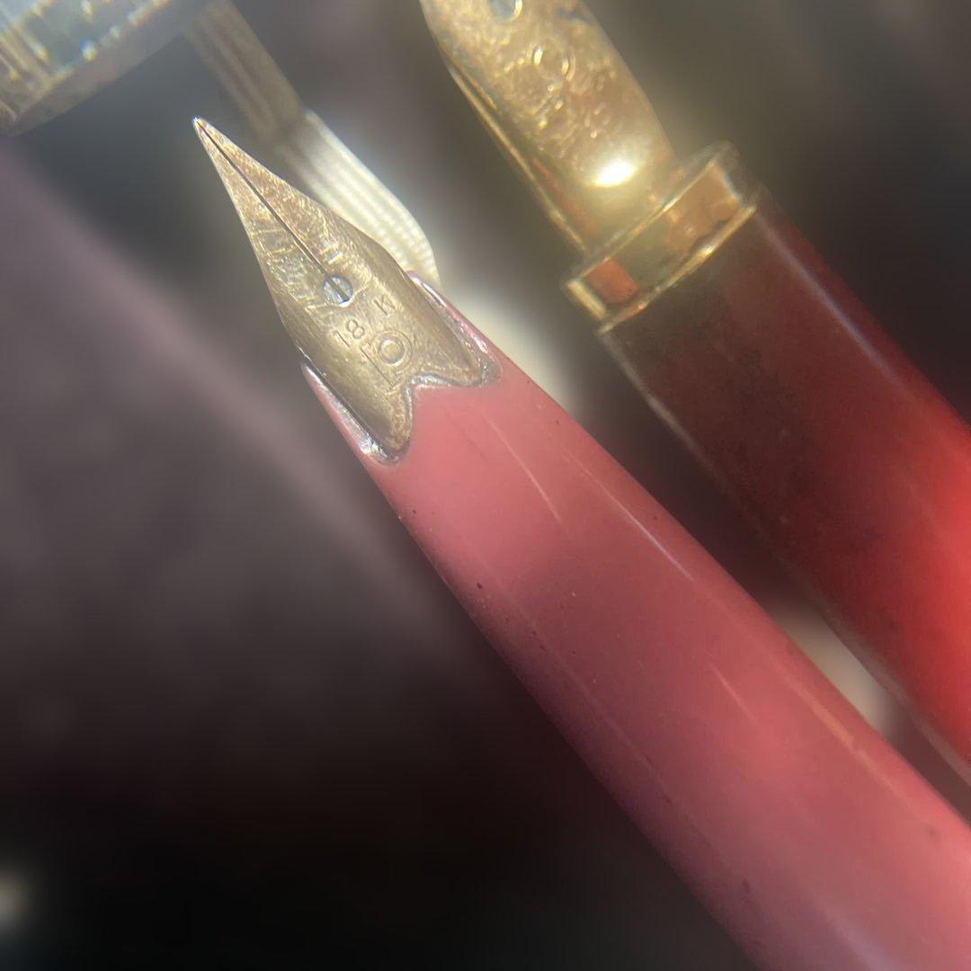▽ ` )ノ18金ニブとか昔の万年筆なんだけど 書けるか分か