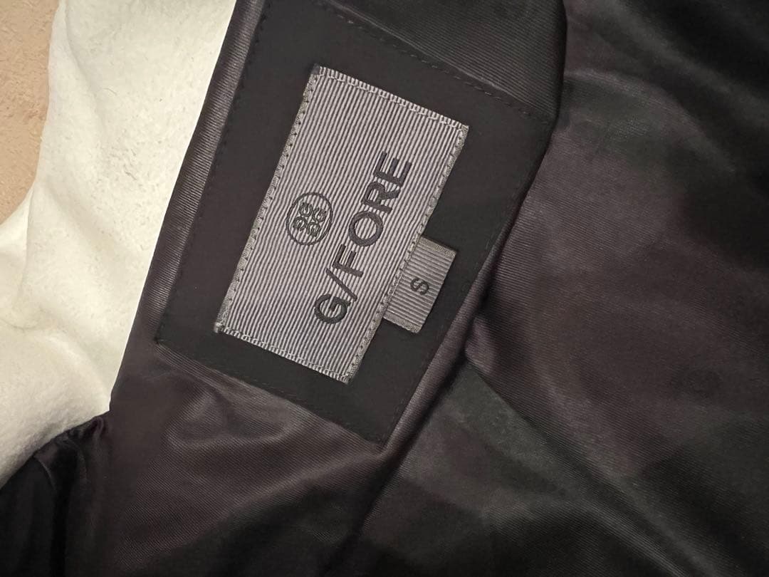 G/FORE フリースジャケット ブラック・ホワイト