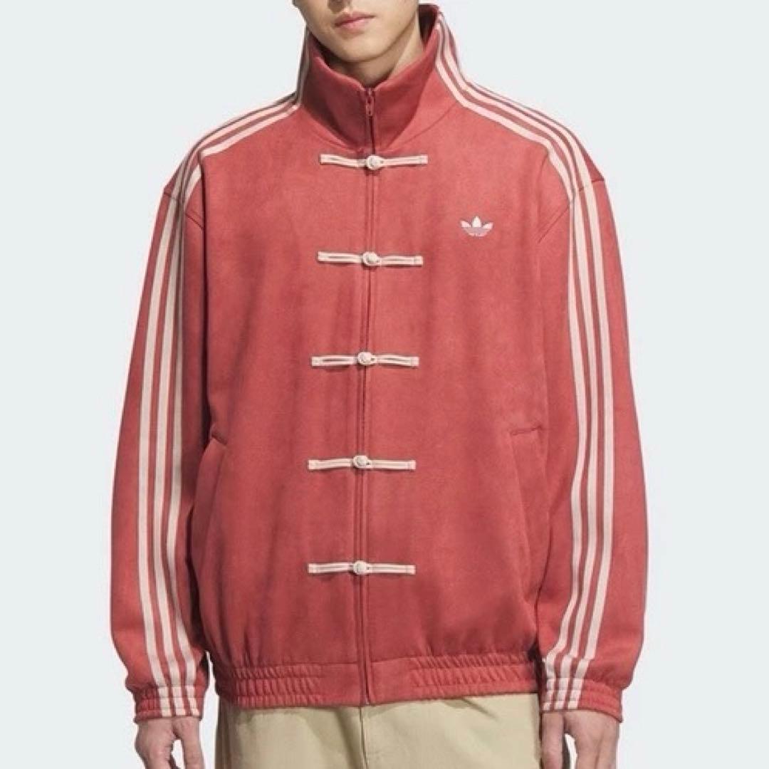 adidasアディダス 中国限定 蛇年トラックジャケット レッド Mサイズ”