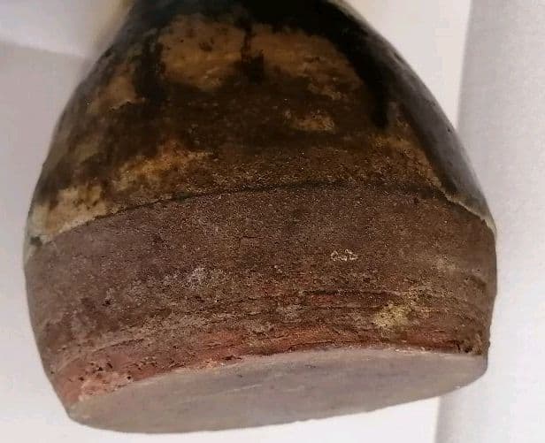 古唐津　飴釉徳利(首欠け)