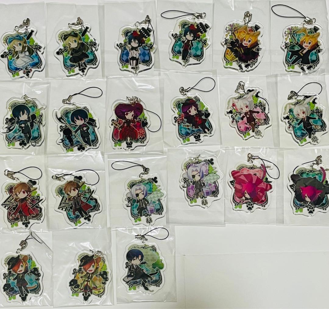 ハートの国のアリス アクリルキーホルダー アクキー 魔法使いとご主人様 他