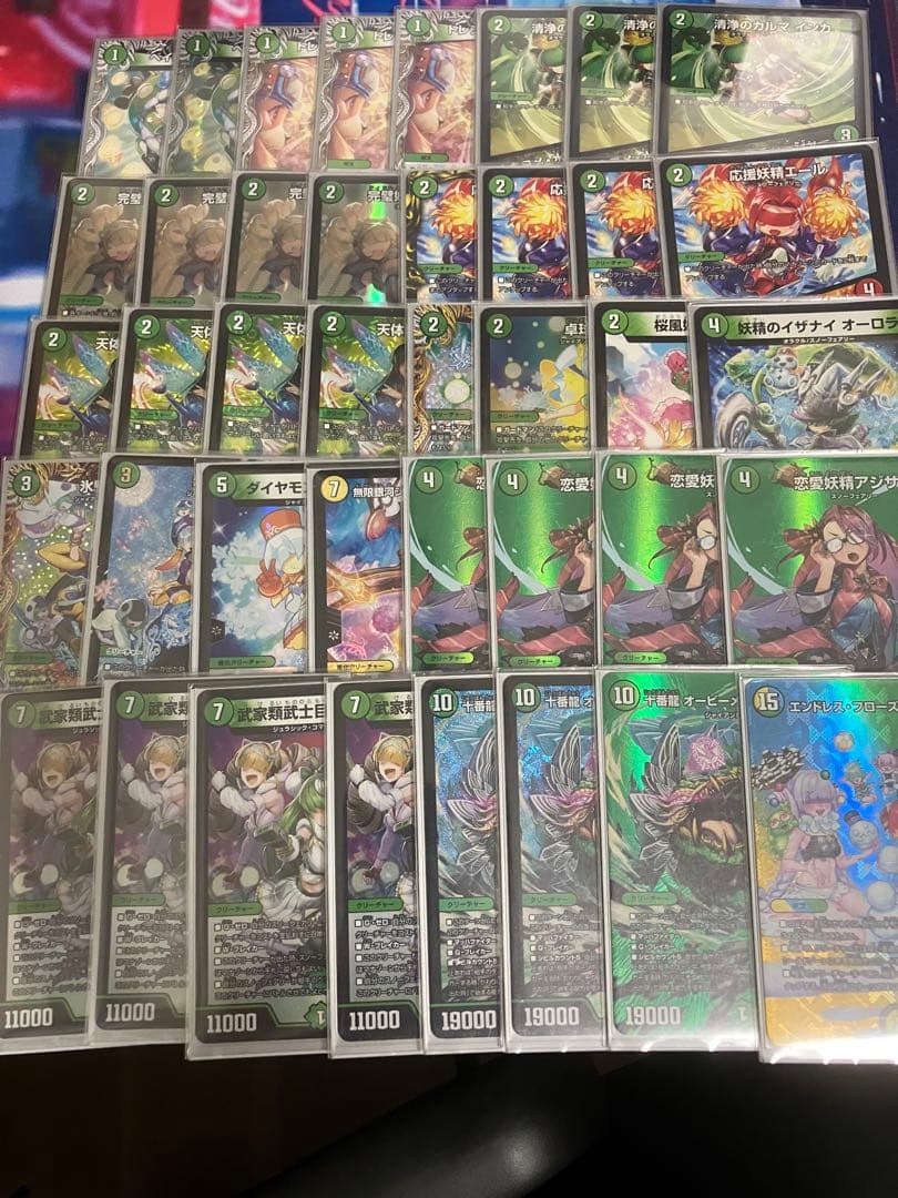 うっちー様専用 緑単スノーフェアリー デュエマ公認大会優勝デッキ