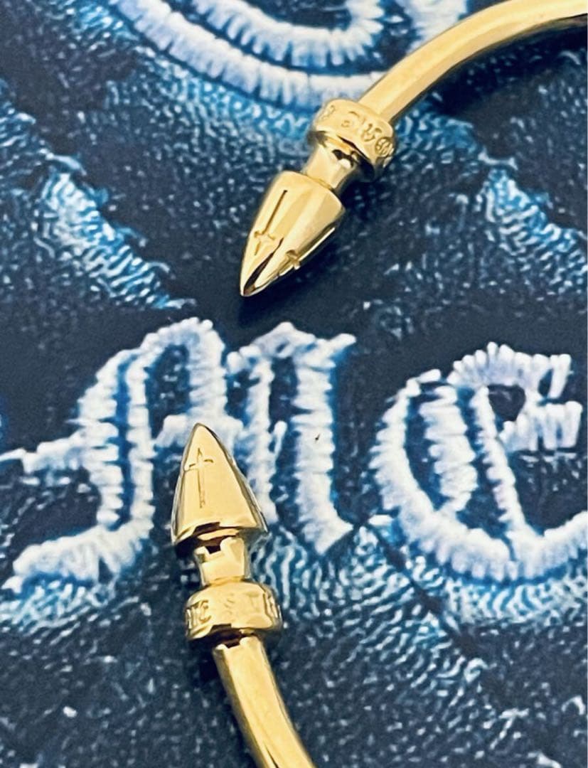 あ*様 Chrome Heartsクロムハーツ　スパイクカフバングル　22K