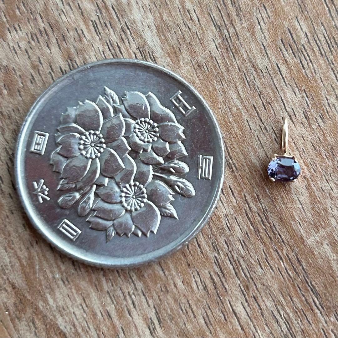 ベキリーブルーガーネットのK10ペンダントトップ ソーティング付き♪