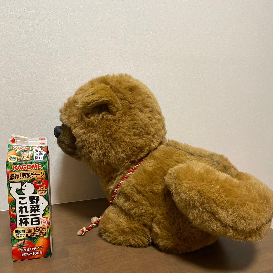 お値下げ】チャウチャウ ちゃうちゃう 昭和レトロ 犬のぬいぐるみ